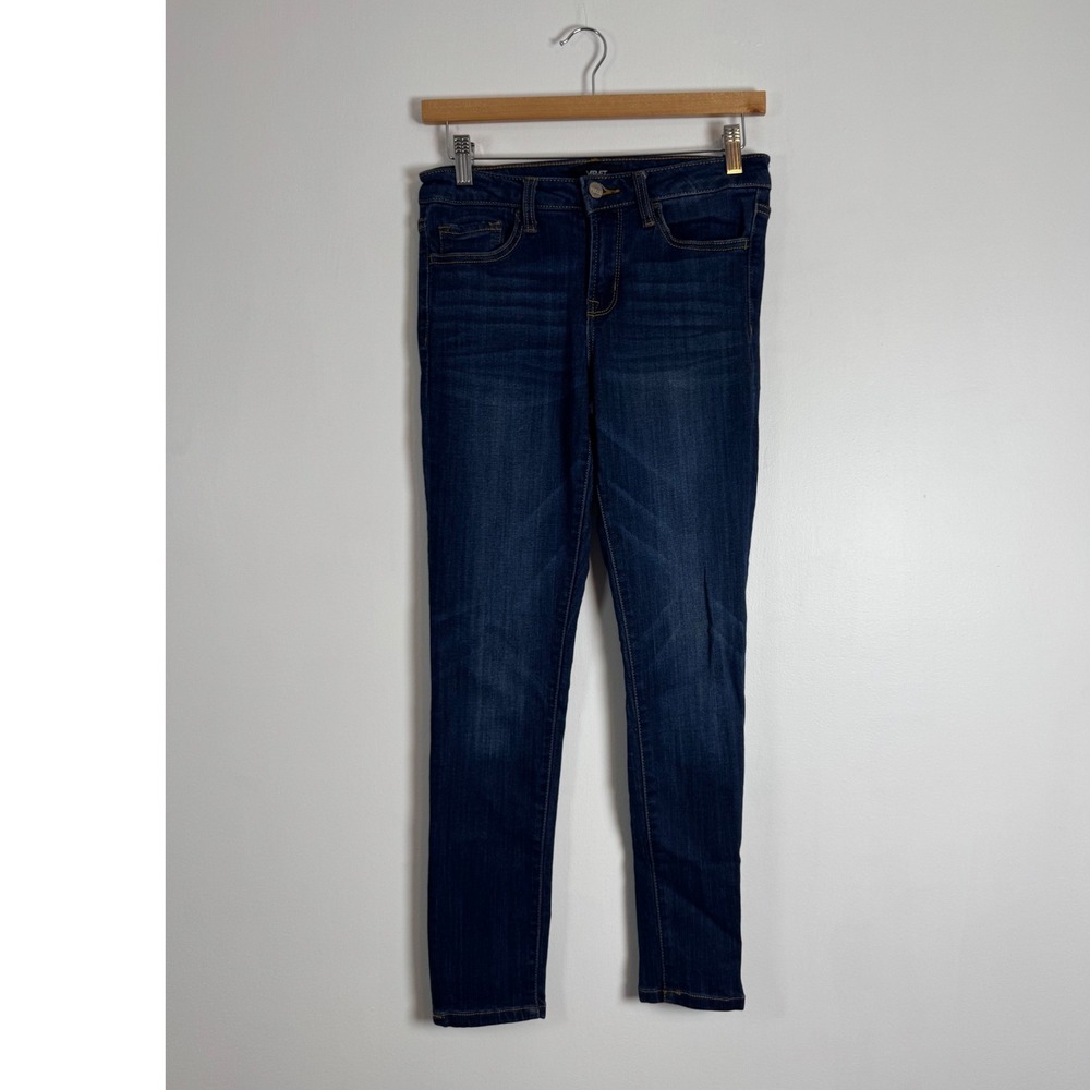 Classic Vervet Womens Size 26 Ankle Skinny Jeans Dark Wash Stretch Denim VT118
